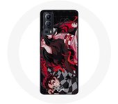 Coque - Maniacase - Vivo Y72 5G - Souple - Noir - Demon Slayer