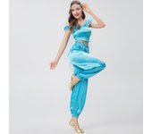 Banner de búsqueda S-XXL princesa jasmine cos fiesta de halloween cosplay bailarina del vientre india S