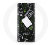 Coque pour Samsung Galaxy A10 Music clé de sol