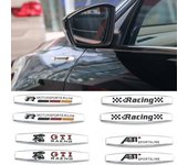 2 pegatinas con emblema para guardabarros de coche de metal 3D, con logotipo de camión, para Polo, Sagitar, Golf, Touareg, CC, Passat B5, B6, B7, T4, T5, Golf 4, 5, 6, Tiguan, Jetta Black R