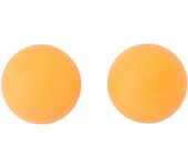 2 pelotas de tenis de mesa de plástico de alto contraste para personas con discapacidad visual y ciegas.