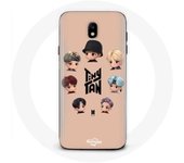 Coque pour Samsung Galaxy S5 BTS TinyTAN Animation Affiche RM Jin Suga J-Hope Jimin V Et Jungkook