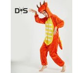 Pijama de una pieza de dinosaurio de dibujos animados, disfraz de cosplay, fiestas de Halloween, traje de juego de rol, ropa de dormir de franela gruesa, ropa de abrigo de invierno, ropa para el hogar M verde oscuro