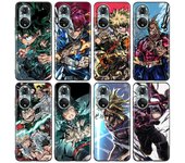Funda de teléfono My Hero Academia Anime para Honor X8 60 8X 9X 50 30i 21i 20 9A Play Nova 8i 9 SE Y60 Magic4 Pro Lite Funda Coque Honor 60 SE