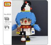 LOZ 8919 Parque de Atracciones Tarjeta de póquer payaso Joker chica oso mascota muñeca 3D Mini bloques de diamante juguete de construcción para niños sin caja