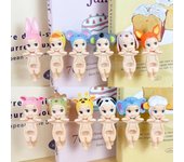 Nuevo producto, caja ciega para mejillas de ángel de fiesta, adorno para coche, personaje de anime, juguete, lindo dibujo animado hippie