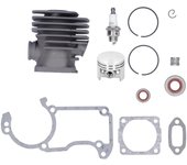 Kit de juntas y anillos de cilindro de pistón de 42 mm apto para piezas de motosierra Stihl ms240 024 024av