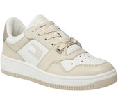 Zapatillas de mujer Tommy Hilfiger Retro Basket Tonal Logo beige. 38 38 beige