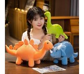 Peluche de Dinosaurio Muñeco Almohada Muñeco Niños Lindo Muñeco de Trapo 30cm azul