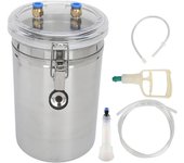 Ordeñadora manual de 2 litros de capacidad, con ahorro de esfuerzo, cubo de acero inoxidable, ordeño portátil.