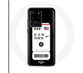 Coque pour Samsung Galaxy S20 Ultra Billet d'avion New York