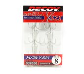 Decoy Anzuelo triple Y-S21 Anzuelos triples estándar Tamaño 8 (9556)