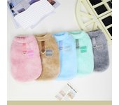Ropa de lana para mascotas, mono cálido para perros, abrigo para mascotas, pulóver, ropa para mascotas para perros pequeños, Chihuahua, Yorkie Terrier, traje para mascotas, Pug S color rosa