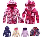 Niños Niñas Invierno Abrigo Grueso Cálido Chaqueta De Invierno Con Capucha Chaqueta De Sudor Parka S morado claro