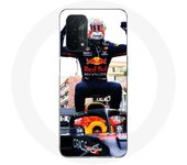 Coque pour Oppo A74 5G Formule 1 Max Verstappen Pilote automobile F1 noir rouge et jaune
