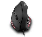 Ratón ergonómico Vertical para juegos T-20 ratón portátil para juegos recargable 4 3200 DPI 4 RGB para ordenador portátil PC negro
