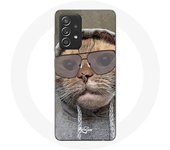 Coque pour Samsung Galaxy A52 Chat avec une capuche photo drole Animaux