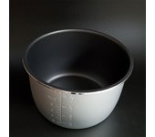Revestimiento interior para olla a presión eléctrica de 5 l, revestimiento de aluminio antiadherente, accesorio universal para olla a presión con doble pulverización espesa One Size plata
