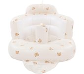 Asiento inflable para bebé, asiento plegable para niños pequeños, silla de baño inofensiva, asiento de bebé aireado, silla ajustable