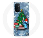 Coque pour Oppo A74 5G Joyeux Noël Stitch Neige