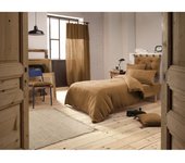 Housse de couette  Gaïa  toutes dimensions  Gaze de Coton  - Gaïa Camel - Housse de couette 140 x 200 cm