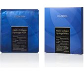 CELDERMA Marine Collagen Hydrogel Mask 30ml x 3 Contains Niacinamide Stem Cell Extract Over Marine Dullness Bye Bye Dullness Pore At Home Esthetic