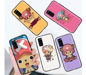 Funda negra para Xiaomi Poco X6 X4 M5 M6 F5 F6 C65 C55 C50 C51 C40 Pro Redmi 14C A3X 13C 12C 11T 10A 9C Note 7 6 8A Plus W-76 One Piece Chopper Redmi Note 9S ciervo