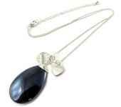 Les Trésors De Lily [F9062] - Collar gris 'Minéralia' gris