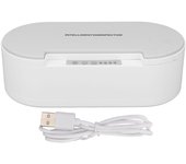 Caja de limpieza UV de 360 grados, limpieza rápida, transmisión de voz, aromaterapia, caja ultravioleta automática para