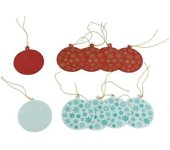 Etiquettes kdo - PAPER TREE - Lot 10 assorties - Coton