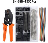 1550 Uds herramienta de prensado Terminal prensador de alambre JST conjunto de herramientas de mano herramientas multifuncionales para SN-28B de Cable eléctrico