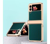 Funda plegable mate cómoda para Samsung Galaxy Z Flip 3 5g Flip3, funda antideslizante para teléfono móvil. for Galaxy Z Flip 3 púrpura