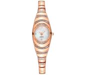 Reloj de moda para mujer, reloj de pulsera para mujer, reloj de cuarzo. oro