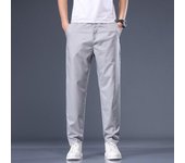 Pantalones para hombre, pantalones elásticos informales de algodón para hombre, pantalones largos rectos de alta calidad en 4 colores, traje de pantalón de talla grande 42 44 46 CY6234 29 color zafiro