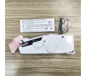 Mini máquinas de coser de mano, máquina de coser portátil, herramienta de puntada rápida para tela, ropa, 1 ud. blanco