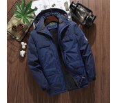 Parkas de invierno de marca para hombre, chaqueta gruesa y cálida a prueba de viento, abrigo con capucha de calidad con múltiples bolsillos, prendas de vestir impermeables para hombre M -9xl L