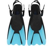 1 par de aletas de silicona para traje de baño para adultos unisex, aletas de buceo libre, aletas de entrenamiento de natación, aletas de snorkel profesionales, aletas de natación para fortalecer las piernas. S