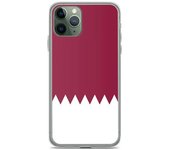 Coque iPhone - Drapeau Qatar - iPhone 11 Pro - Souple - Multicolore - Diseño Vertical
