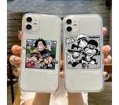Funda One Piece Anime para Xiaomi Redmi Note 8 9 10 11 Pro 11S 10S 9S 8T 7 K20 9C 9T Mi Poco X3 NFC M3 F3 11T 11 10T Lite A3 Funda Mi 10T Lite 5G