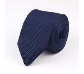 Corbata de punto de color sólido para hombre, corbata de punto, corbata clásica, delgada, normal, de moda, nueva