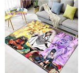 Alfombra de Naruto, alfombra de Anime, alfombras para niños, tapetes para mesa de té para sala de estar, alfombra para dormitorio, tapetes lavables para el hogar, alfombra bonita 40cm x 60cm