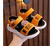 Sandalias de playa de verano, zapatos para niños, zapatillas deportivas informales transpirables, sandalias de agua para niños, puntera cerrada al aire libre 34