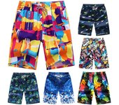 Pantalones cortos de playa de verano para hombre, pantalones con cordón de moda estampados, pantalones de chándal causales 3XL varios colores