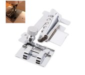 Accesorios para máquinas de coser domésticas Prensatelas para máquina de coser Overlock Costura de sobrehilado Pies para dobladillo enrollado (Metal)