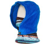 Capucha y braga de cuello polar 51800 para Hombre-Mujer TU azul
