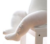 Medias bonitas de algodón con lazo para niñas, medias cálidas para otoño e invierno, medias blancas, negras, grises y rosas para niñas 1-2 Years blanco
