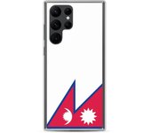 Coque Téléphone Drapeau du Nepal Samsung Galaxy S22 Ultra