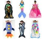 Saco de dormir con cola de sirena y manta de princesa para la siesta, con diseño de animales de dibujos animados, ideal para padres e hijos. Racing