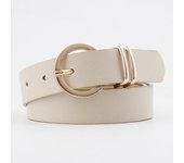 Cinturón vaquero estilo western de alta calidad para mujer, de diseñador, en color negro, marrón, blanco y rosa. beige