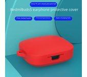Funda protectora de silicona para auriculares inalámbricos Bluetooth Xiaomi Redmi Buds 5 Redmi buds 5 Bluetooth earphone case color rosa